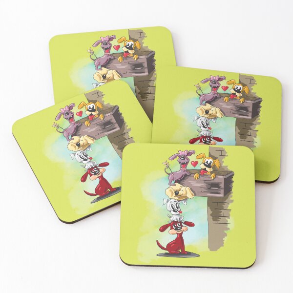 Item preview, Teamwork for Love: A Puppy Stack to Reach the Terrace designed and sold by Yellow-Cat.