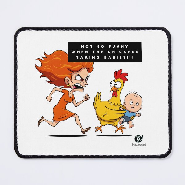 Item preview, Not So Funny/Chicken designed and sold by Hurdd.