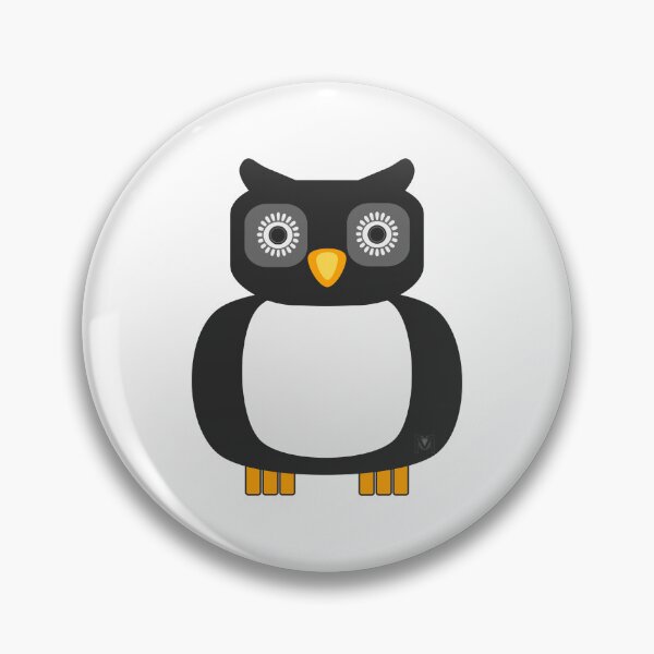 Item preview, Adorable Mid Century Modern Chonk Owl designed and sold by MoePark.