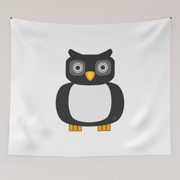 Item preview, Adorable Mid Century Modern Chonk Owl designed and sold by MoePark.