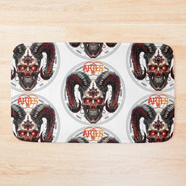 Item preview, Dark Zodiacs - Aries (March 21 – April 19) Bold and fiery designed and sold by Designs by Modem.