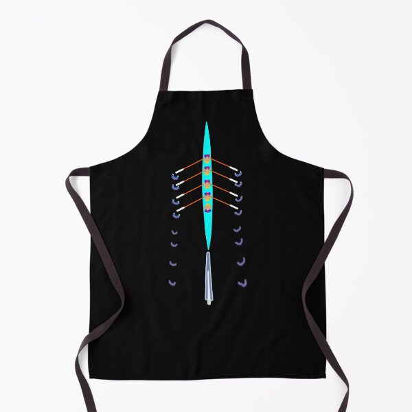 Item preview, Rowing Team Overhead View – Crew Boat Stroke Motion Art designed and sold by Michael van der Hoorn.