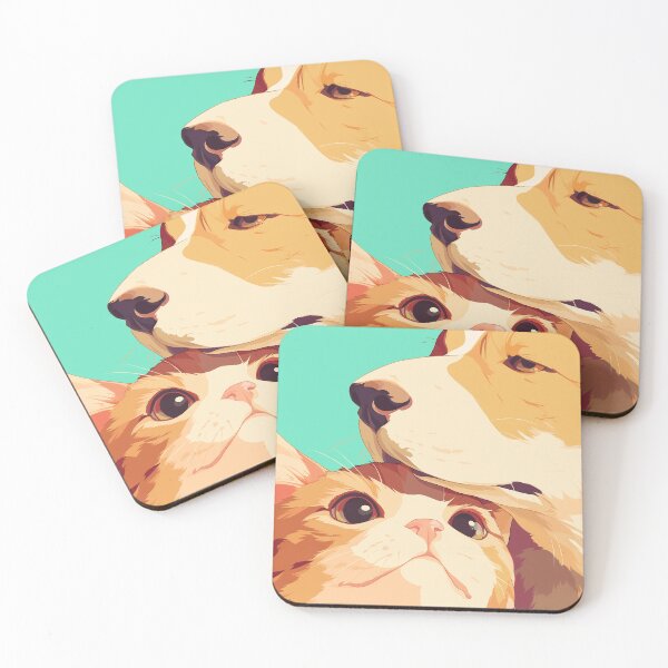 Item preview, An Unlikely Union: A Special Moment Between a Dog and a Cat designed and sold by studio902.