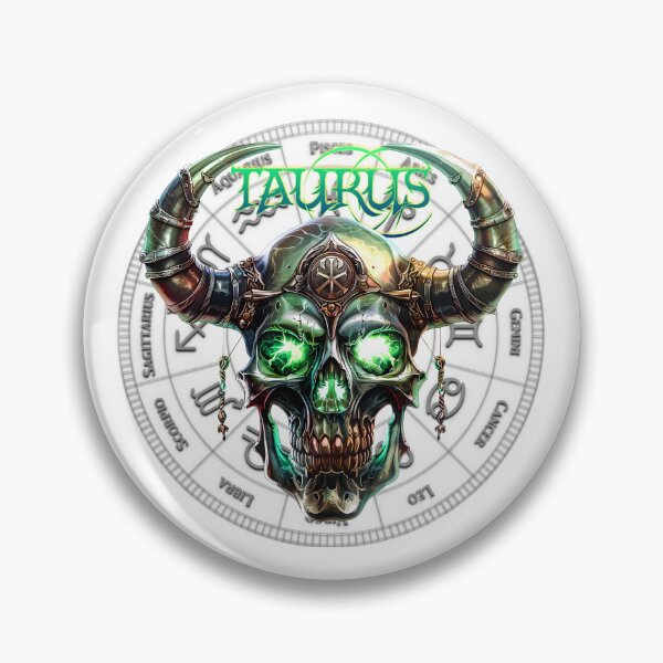 Item preview, Dark Zodiacs - Taurus (April 20 – May 20) Grounded and reliable designed and sold by Designs by Modem.