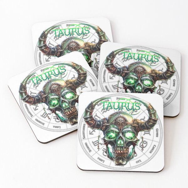 Item preview, Dark Zodiacs - Taurus (April 20 – May 20) Grounded and reliable designed and sold by Designs by Modem.
