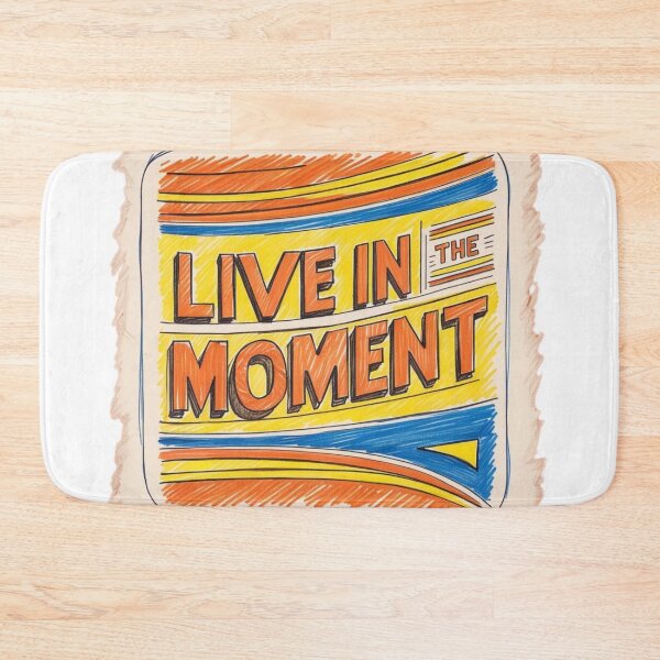 Item preview, Live the Moment designed and sold by All Creative Designer.