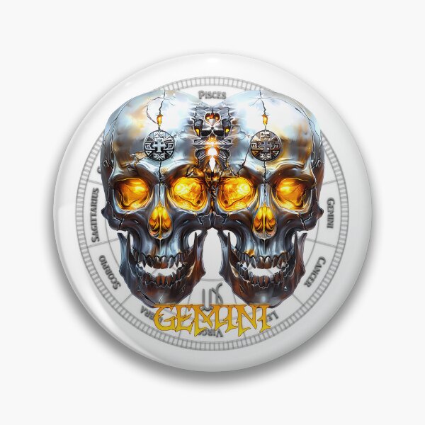 Item preview, Dark Zodiacs - Gemini (May 21 – June 20) Dual-minded and adaptable designed and sold by Designs by Modem.