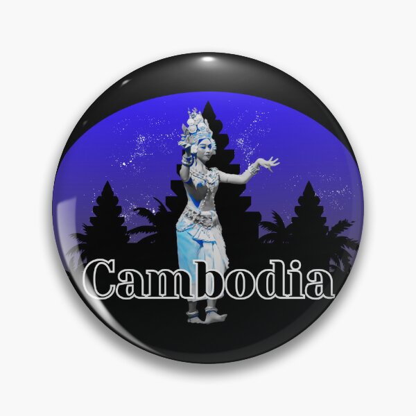 Item preview, Dancing Apsara and Angkor Wat Silhouette designed and sold by Linklandiya.