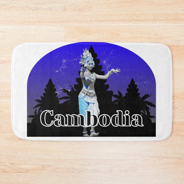 Item preview, Dancing Apsara and Angkor Wat Silhouette designed and sold by Linklandiya.