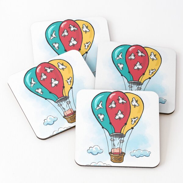 Item preview, A Balloon Ride to Remember... with a Cheeky Twist! designed and sold by Yellow-Cat.