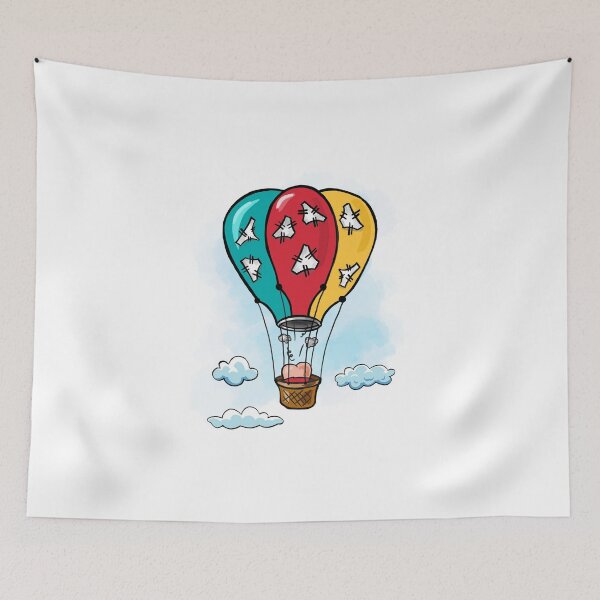 Item preview, A Balloon Ride to Remember... with a Cheeky Twist! designed and sold by Yellow-Cat.