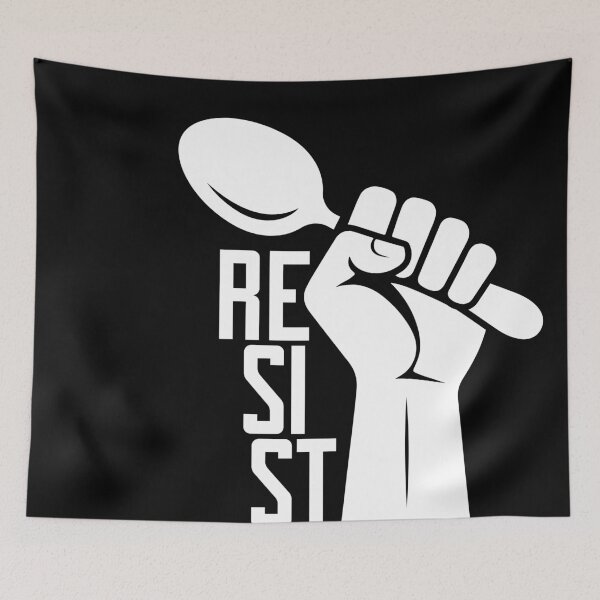 Item preview, Spoon of Resistance II White designed and sold by Not Lost Wanderer Design.