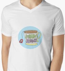 Mom Jeans. "death cup" V-Neck T-Shirt