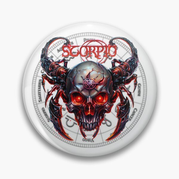 Item preview, Dark Zodiacs - Scorpio (October 23 – November 21) Intense and magnetic designed and sold by Designs by Modem.