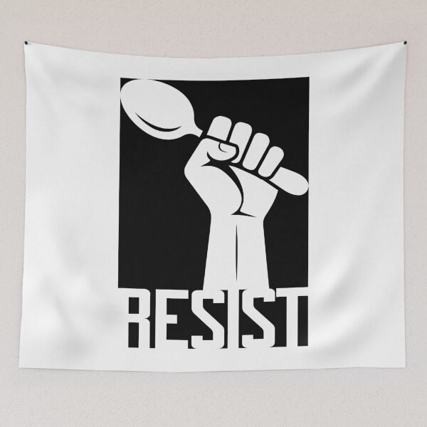 Item preview, Spoon of Resistance III Black designed and sold by Not Lost Wanderer Design.