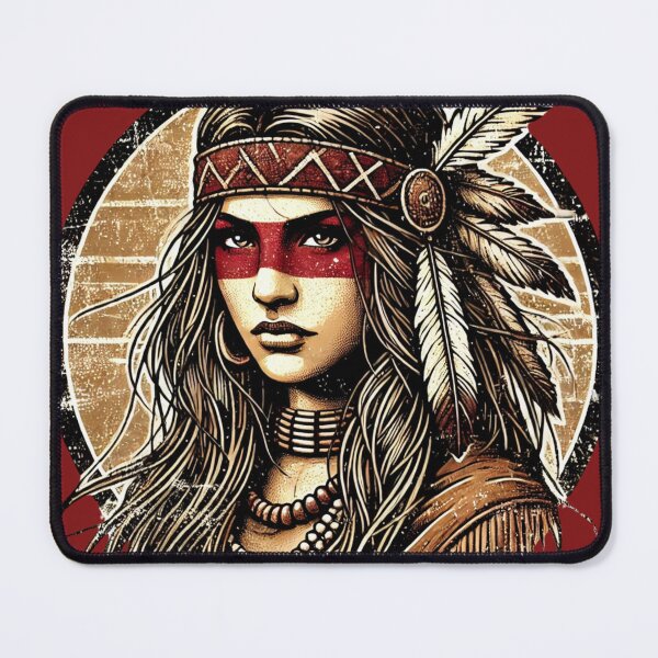 Item preview, Indian native girl navajo sioux designed and sold by BestDetailer.
