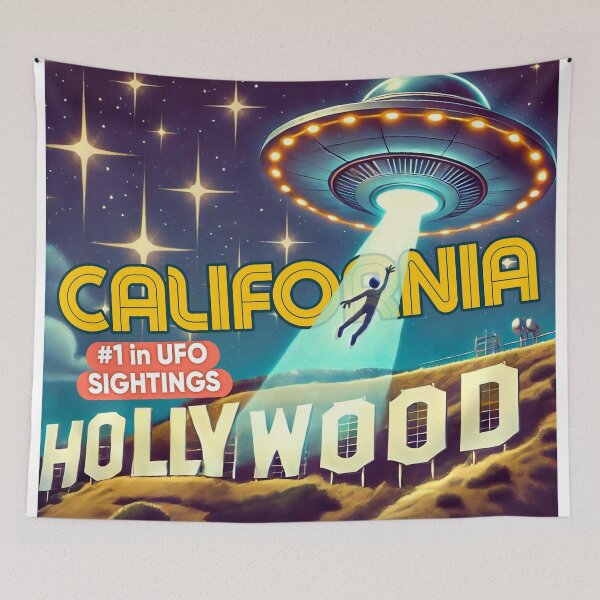 Item preview, California UFO designed and sold by AndromedaFlyby.