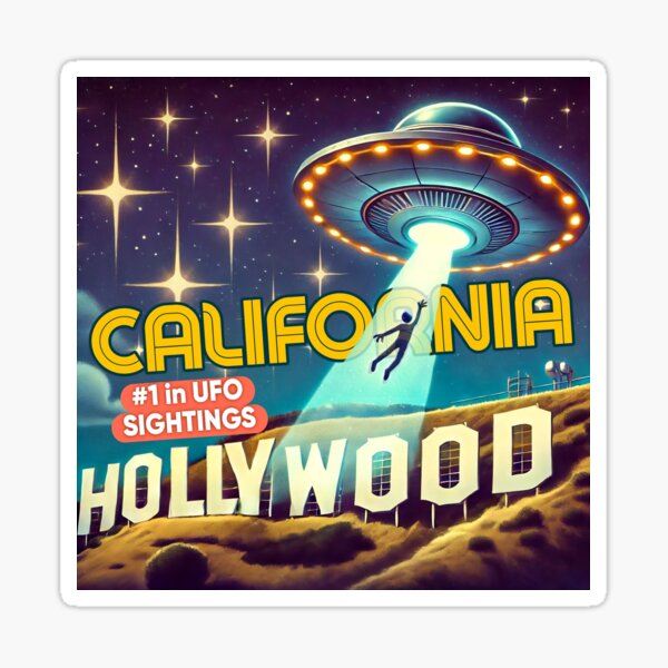 Item preview, California UFO designed and sold by AndromedaFlyby.