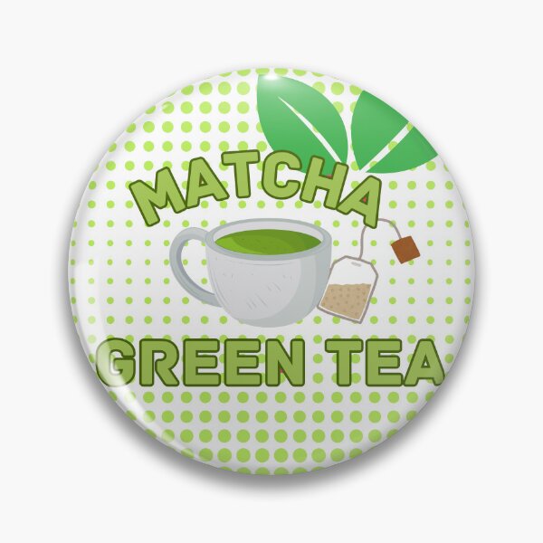 Item preview, matcha green tea with a tea cup designed and sold by Nimkaew.