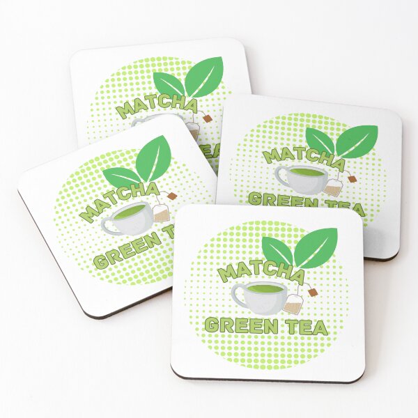 Item preview, matcha green tea with a tea cup designed and sold by Nimkaew.