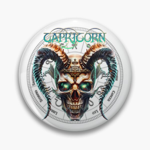 Item preview, Dark Zodiacs - Capricorn (December 22 – January 19) Ambitious and disciplined designed and sold by Designs by Modem.