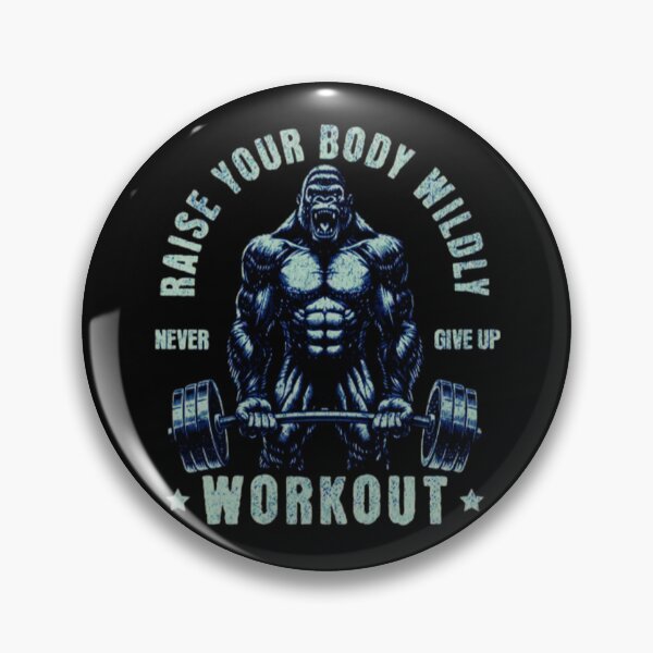 Artikelvorschau, Kraftvoller Muskel-Gorilla beim Langhantelheben – Intensives Gym Beast Workout Design entworfen und verkauft von Colorful-Garden.