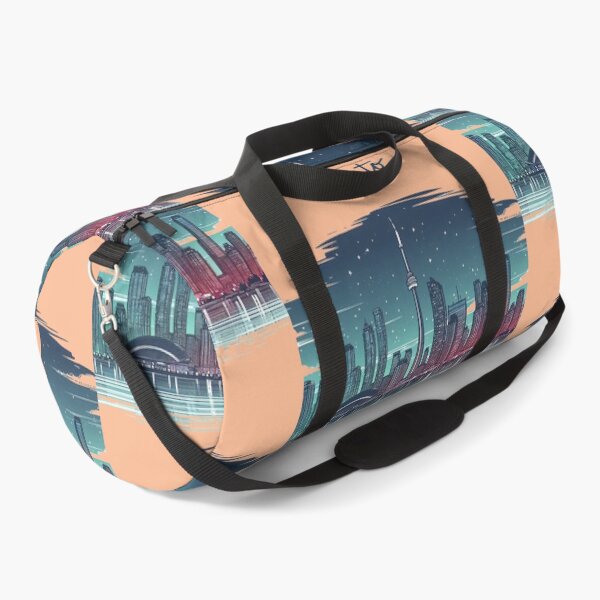Item preview, Toronto Skyline at Night: 3D Sketch of Bay & Queens Quay,  designed and sold by PaintMeWorld.