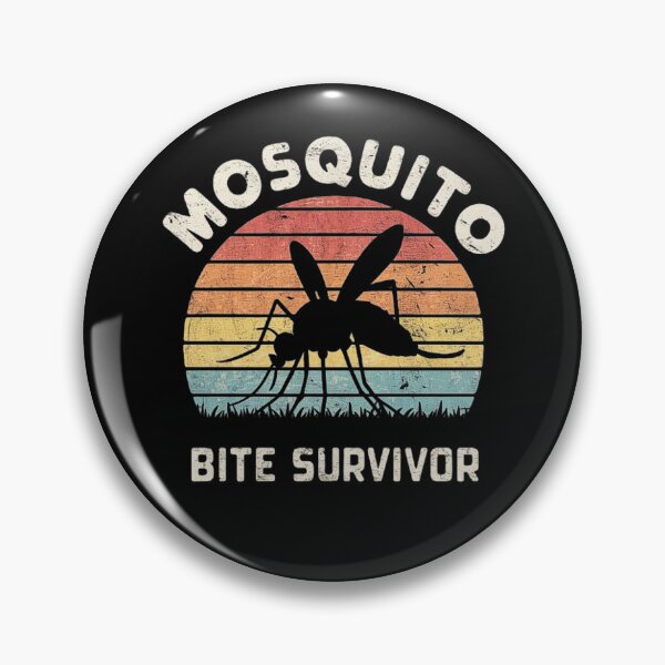 Item preview, Mosquito Bite Survivor - Funny Retro Sunset Bug Design designed and sold by love3617.