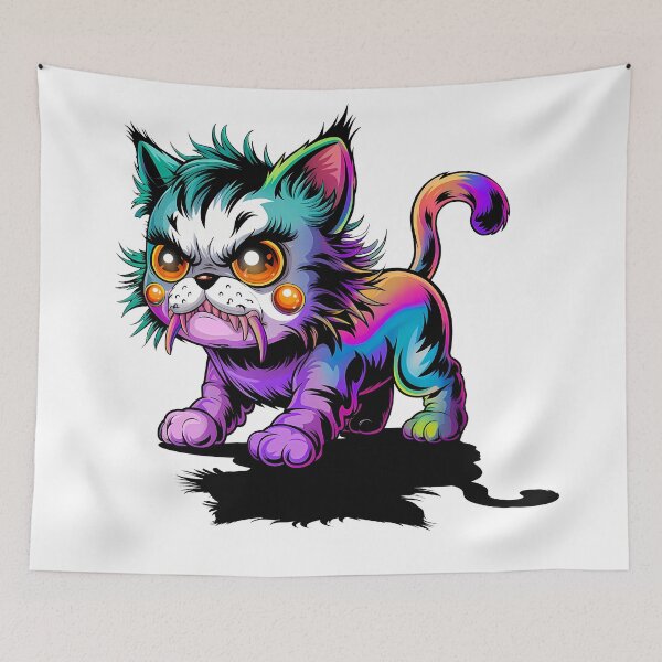Item preview, Gato raro designed and sold by QuanntixArt.