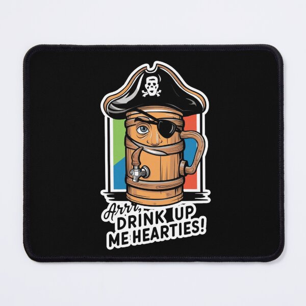 Item preview, Pirate Mug - Arrr, Drink Up Me Hearties! designed and sold by Reichcorp.