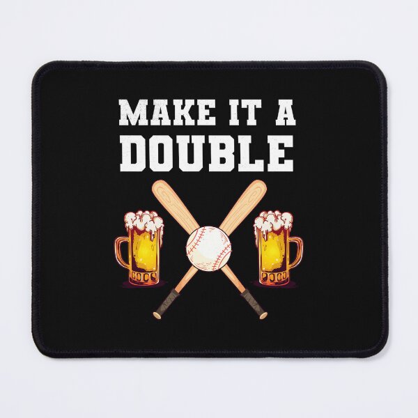 Item preview, Make it a Double Baseball and Beer designed and sold by miaa-artistshop.