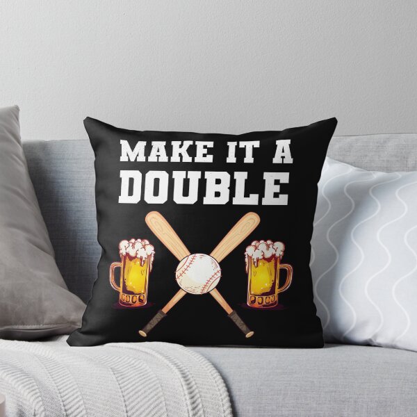 Item preview, Make it a Double Baseball and Beer designed and sold by miaa-artistshop.
