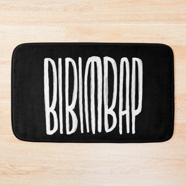 Item preview, Bibimbap, Korean food, typography, bi bim bap designed and sold by badlydrawnbabe.