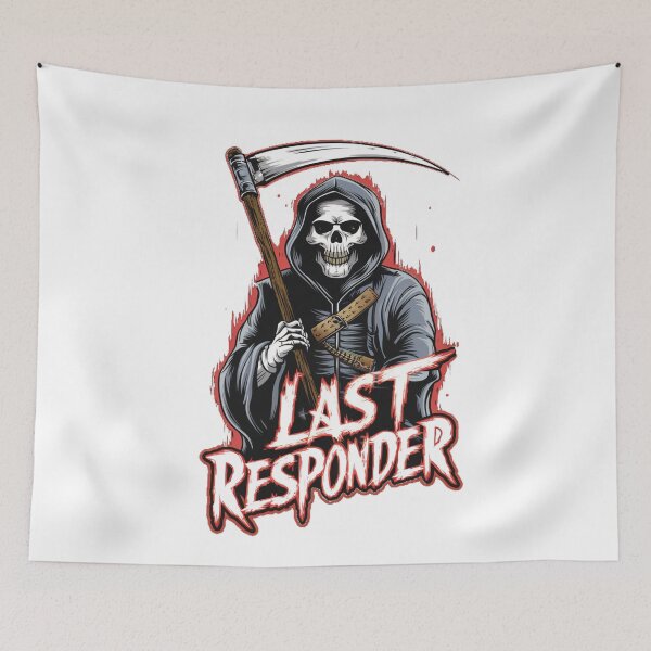 Item preview, Last Responder – Grim Reaper Humor designed and sold by Reichcorp.