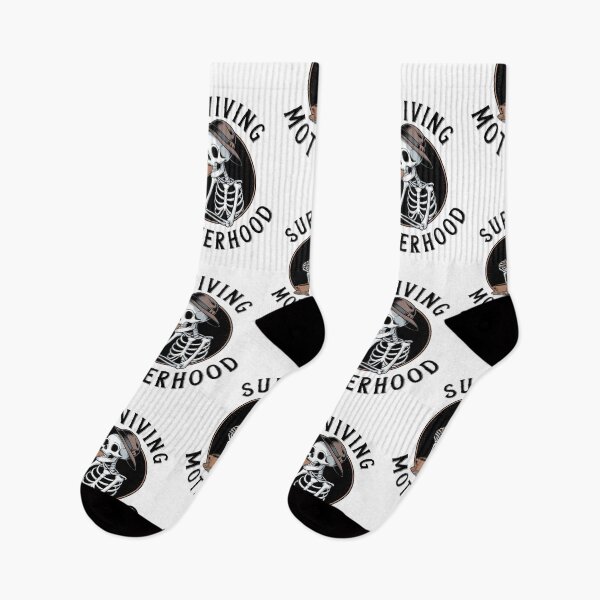 Item preview, Surviving Motherhood Funny Skeleton Coffee Design designed and sold by Reichcorp.