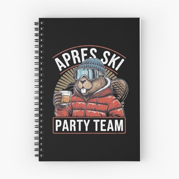 Item preview, Après Ski Party Team - Funny Beaver Winter Design designed and sold by love3617.
