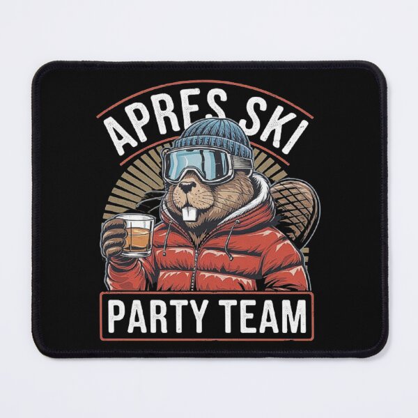 Item preview, Après Ski Party Team - Funny Beaver Winter Design designed and sold by love3617.