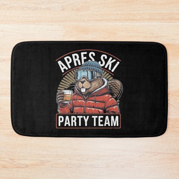 Item preview, Après Ski Party Team - Funny Beaver Winter Design designed and sold by love3617.
