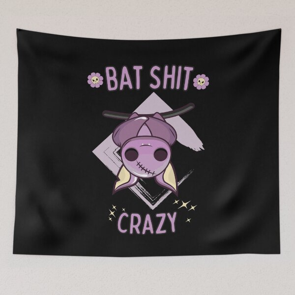 Item preview, Bat shit crazy designed and sold by Chaos Haven.