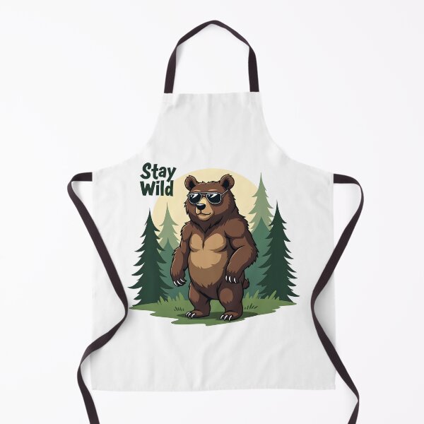 Item preview, Animated Stay Wild Bear Design designed and sold by FoxyJags.