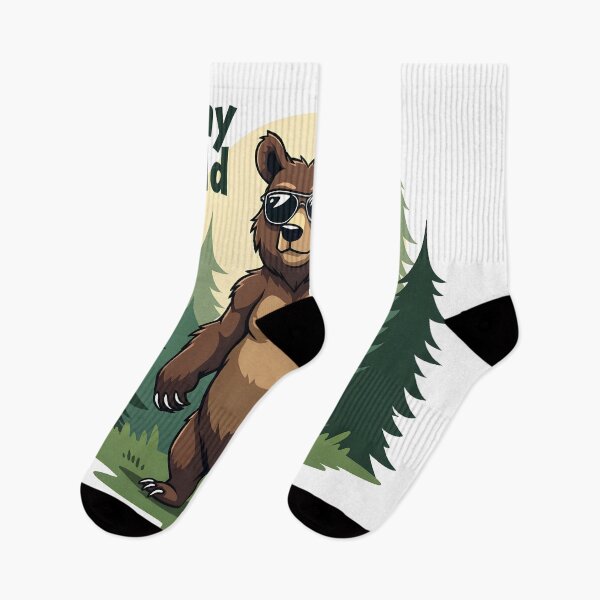 Item preview, Animated Stay Wild Bear Design designed and sold by FoxyJags.