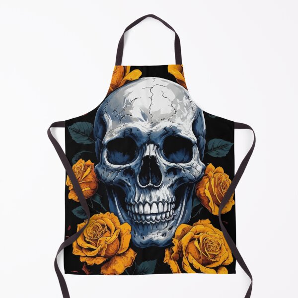Item preview, Skull & Roses – Dark Aesthetic Floral Art designed and sold by UniqueDesign751.