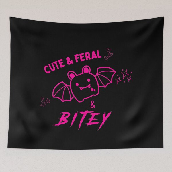 Item preview, Cute and feral and bitey designed and sold by Chaos Haven.