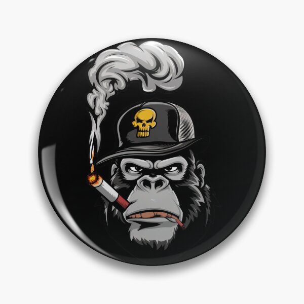 Item preview, Cool Gorilla Smoking Graphic – Bold and Edgy Animal Design designed and sold by Reichcorp.