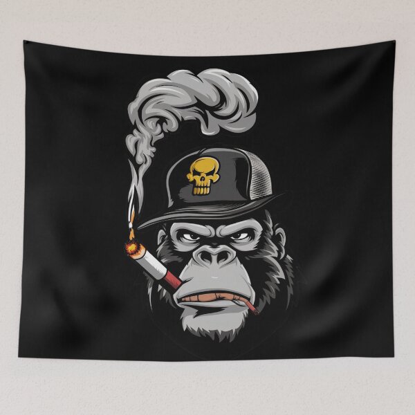 Item preview, Cool Gorilla Smoking Graphic – Bold and Edgy Animal Design designed and sold by Reichcorp.