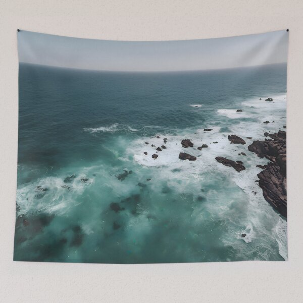 Item preview, Rugged Coastline designed and sold by Pixel Press Prints.