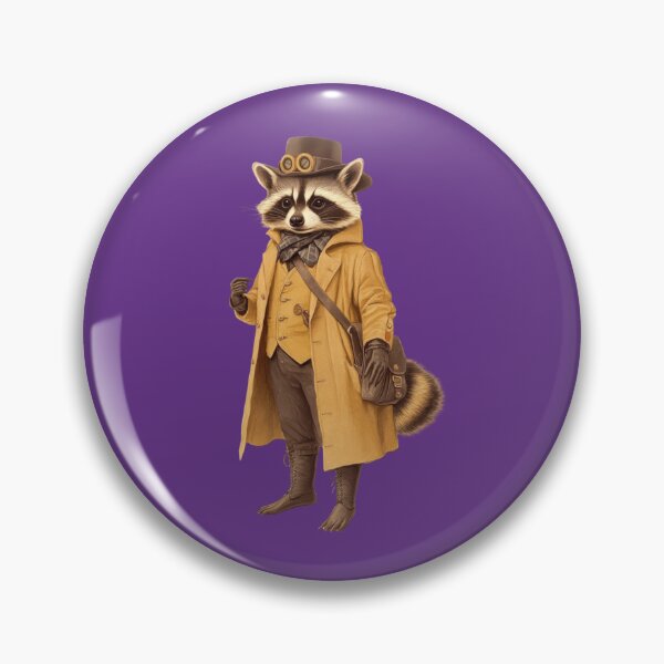 Item preview, vintage raccoon with costume designed and sold by Mauswohn.