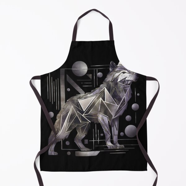 Item preview, Modern Geometric Wolf – Abstract Animal Art designed and sold by Reichcorp.