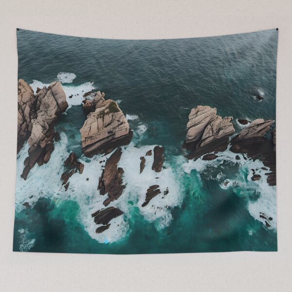 Item preview, Rugged Coastline designed and sold by Pixel Press Prints.