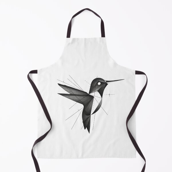 Item preview, Minimalist Geometric Black Hummingbird Art designed and sold by Reichcorp.